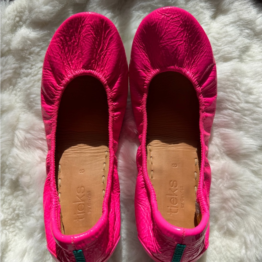 Tieks Pop Pink Ballet Flats